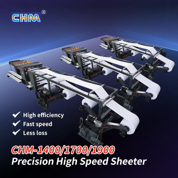 China 1500mm 22KW Paper Sheeter Machine Arton Die Cut Chm Sheeter factory