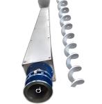 U-shaped Stainless Steel Shaftless Spiral Drill Blade Ash Cement Sludge Pipe