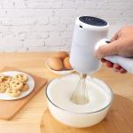 Stainless Steel Single Egg Beater With 3 Speed Adjustment For Effortless Mixing