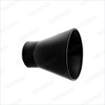 Black Color Fume Eliminator Round Silicone Nozzle With Exquisite Appearance