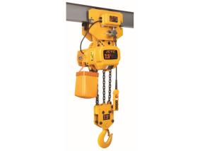 China Yellow Color Electrc Chain Hoist 7.5 Ton 220 V - 440 V With Electric Trolley factory