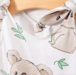 Wholesale Baby Boy Clothes Rompers Cartoon Pattern Cute Koala 100% Cotton