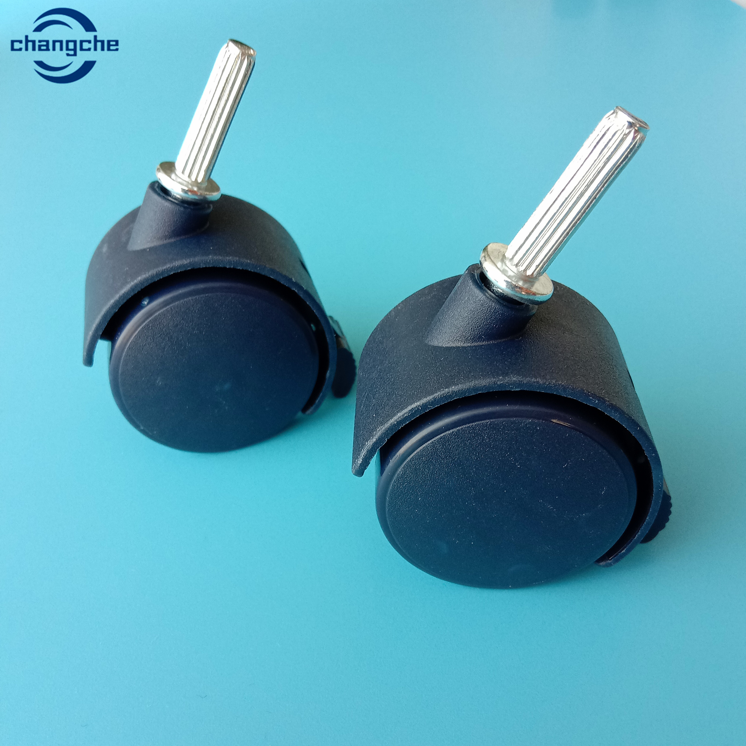 Furniture Swivel Nylon 40mm Fixed Castors With Lock