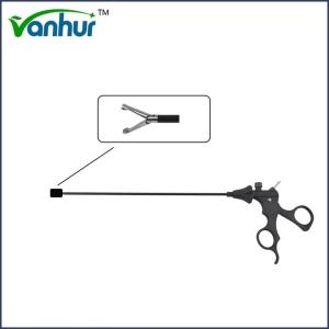 China 5mm Laparoscope with Distal Horizontal Teeth and Hollow Forceps Durable Steel Material factory