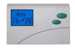 Battery Operated 7 Day Programmable Thermostat For Electric Heat