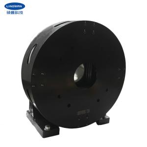 China 110mm Diameter Four Jaw Pneumatic Laser Rotary Chuck for Tube Cutting Machine factory