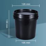 Silk Screen Printing Plastic Ice Cream Storage Tub Packaging Bucket Container