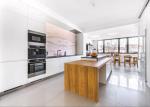 15mm Modern White Gloss Kitchen Cabinets Natural Wood Kitchen Cabinets Modern