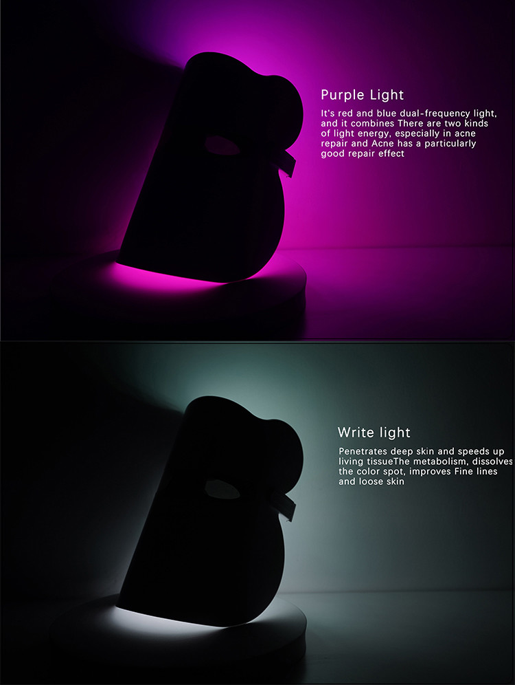 Led Facial Mask Beauty Skin Light 7 Color Led Beauty Mask Led Electrical Beauty Mask