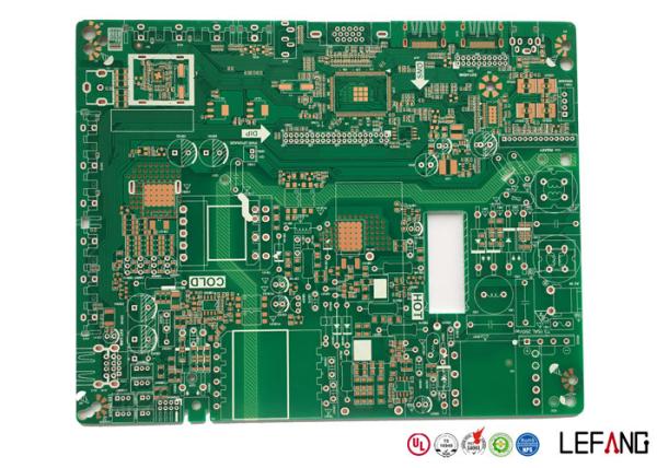 OSP High Tg170 94V0 Double Sided Circuit Board , Green Soldering Printed Circuit
