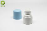30g Antiperspirant Roller Bottle , Round PP Plastic Roll On Deodorant Bottles
