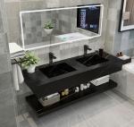 Engineering Stone Integrated Bathroom Vanity Countertops