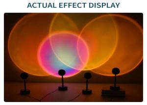 China 50w LED Sunset Projection Lamp Indoor Use For Bedroom Photography factory