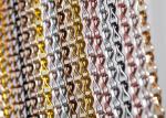 Decorative Exhibition Hall Chain Link Fly Screen 90x210cm
