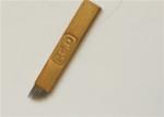 Golden PCD Tattoo Microblading Needles 0.5mm Thick Permanent Makeup Equipment