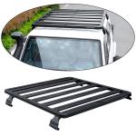 Roof Placement Luggage Carry Basket Aluminum Extrusion Top Mount Heavy Duty