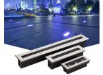 LED rectangular buried light outdoor waterproof buried light outdoor long linear