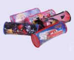 Customized PVC Pencil Bag , Fashion Round Stationary Case For Kids