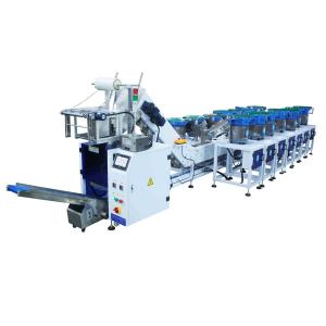 China Bolt And Screw Packaging Machines Auto Vibratory Bowl Feeder 10 Drums Fastener Packaging Machine factory