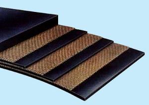 China Customized Size EN Conveyor Belt Fabric Low Elongation Plain / Twill Style factory