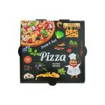 Food Packaging Carton 14 Inch Pizza Boxes Individual Packing Matt Lamination
