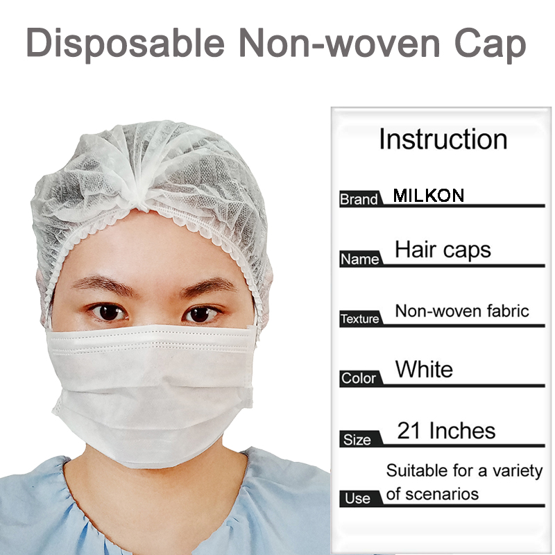 Hospital Disposable Mob Caps For Medical Surgical Doctor Nurse Using