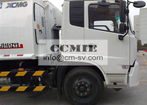 20 Mpa Pressure Hydraulic Garbage Collection Truck ,12m3 Carriage Volume Rear