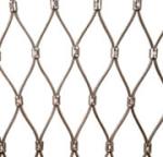 Flexible Stainless Steel Cable Mesh , Stainless Steel Aviary Mesh For Bird Zoo