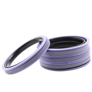 China 60mm SPGW Hydraulic Piston Seal Types PTFE NBR POM Piston Hydraulic Seals factory