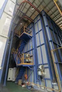 China Vertical Powder Coating Line with Full-automatic Powder Feed Center and Spray Tunnel Pretreatment factory