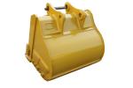 Komatsu PC200 Excavator Digging Bucket With 0.9-5 Cbm Volumn Yellow Color