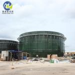 Custom Glass Fused Bolted Steel Tanks Water Storage For Agricultural Irrigation