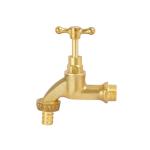 1/2"X 3/4" Long Thread Brass Bibcock Valve Water Faucet For Basin