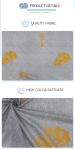100% Polyester Mattress Fabric Warp Knitted Printed Gold Powder Cloth