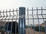 PVC Coated Outdoor Wire Fence , Low Carbon Steel Wire Welded Garden Fence