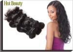 12“- 28”Ocean Wave Cambodian Virgin Hair Tangle Free Sleek 100g / Piece