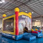 Outdoor Cartoon Theme Jumping Castle Rental Inflatable Castle With Slide