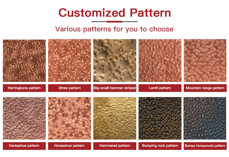 Latest Design Handmade Custom Wall Decorative Metal Plates 304 Stainless Steel Hammered Honeycomb Metal Sheet