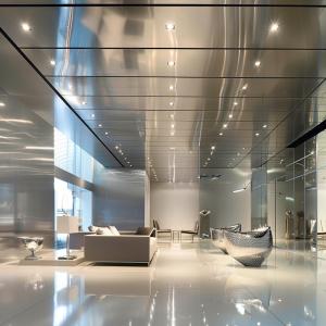 China Brushed Stainless Steel Wall Panel Cladding For A Sophisticated Texture factory