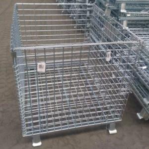 China Foldable Roll Q235 Wire Mesh Storage Cages factory