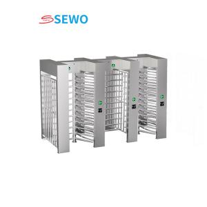 China 3 Doors Full Height Turnstiles 45people/min Bi Directional High Security Turnstile factory