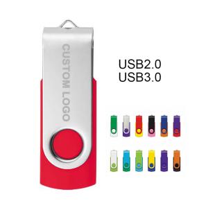 China Flash Memory Disk Creative 360 Degree Rotating Personality Flash Drive 64g 32g 16g8g Enterprise Lettering Logo Wholesale USB Flash Drive factory