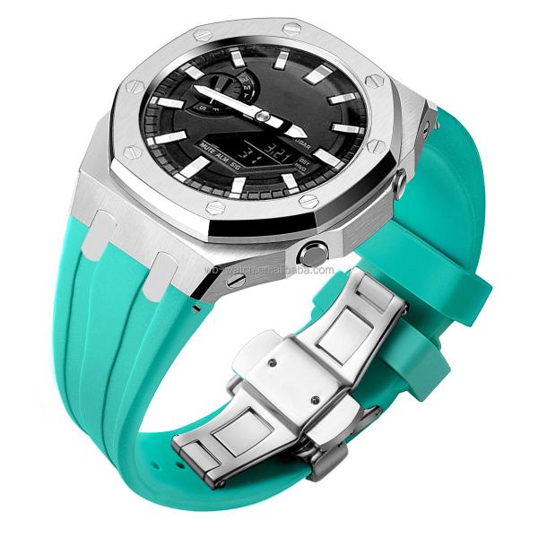 Casio Ga2100 G Shock Case 5Th Modified Metal Rubber Luxury 316L Stainless Steel