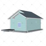 Heya-2Q01 China 2 room light gauge house resdy made steel prefab house on sale