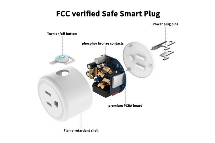 Smart Plug Mini Outlet Compatible with Amazon Alexa and Google Assistant