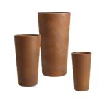 Elegant Hand Carved Fiber Cement Planters For Indoor Outdoor Garden Plant