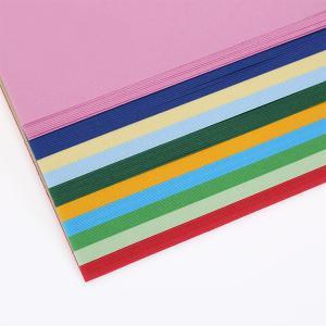 China OEM Pressed Colored Cardboard Sheets 180g-400g Hard Colour Card Board factory