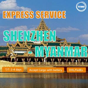 China Express Door to Door Fast Cheaper Train Freight From China to Myanmar factory