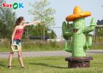 Inflatable Outdoor Games PVC Tarpaulin Inflatable Cactus Ring Toss Puncture