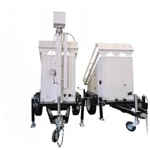 China Waterproof Industrial Mobile Solar Generator Trailer For Commercial factory